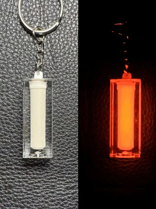 Viperade VAA5 Glow-in-the-Dark EDC Keychain (Orange) front view