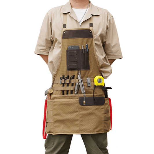 Viperade VAQ1 Canvas Work Apron front view