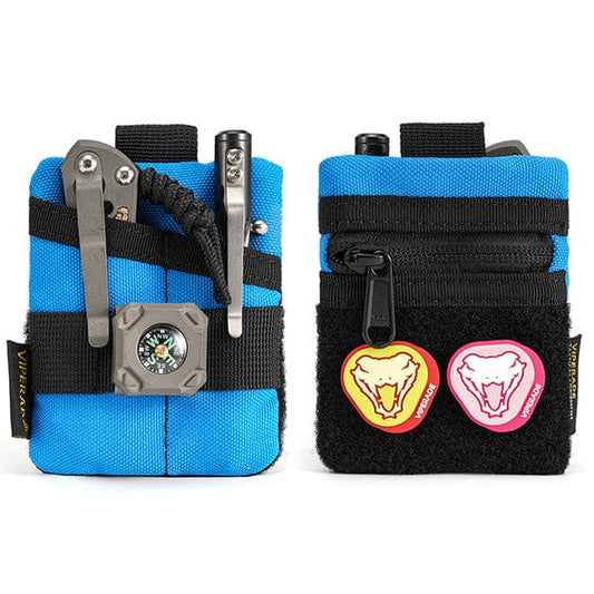 Viperade VE13 Mini EDC Pocket Organizer (Blue) front view