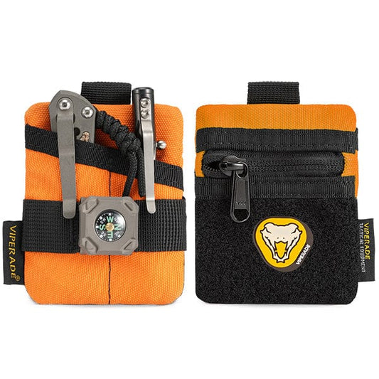 Viperade VE13 Mini EDC Pocket Organizer (Orange) front view