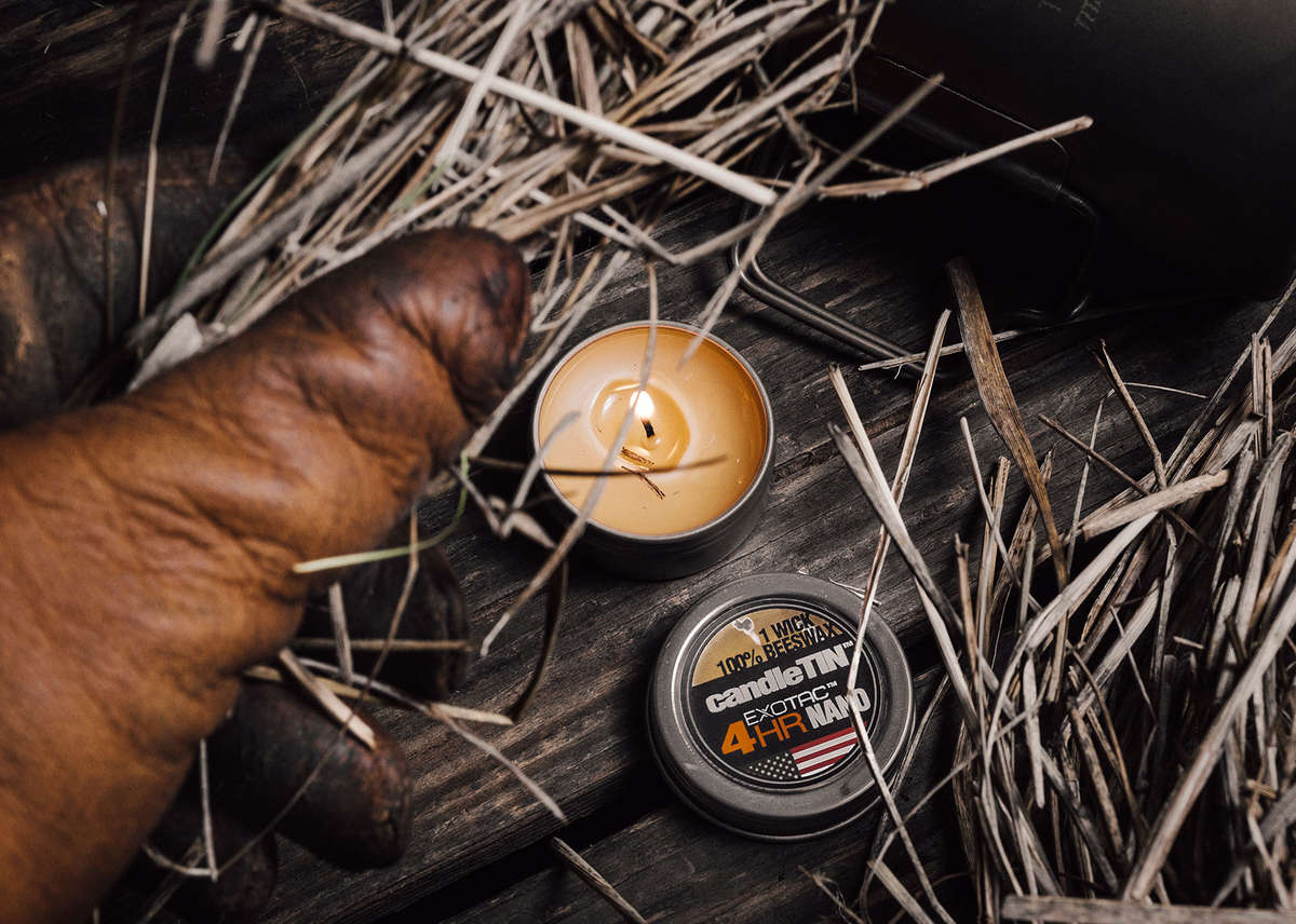 Exotac candleTIN Nano 100% Beeswax - 3 Pack