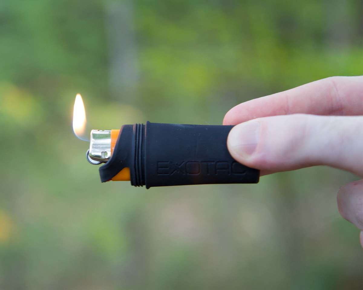 Exotac FireSleeve Ruggedized Waterproof Lighter -Black