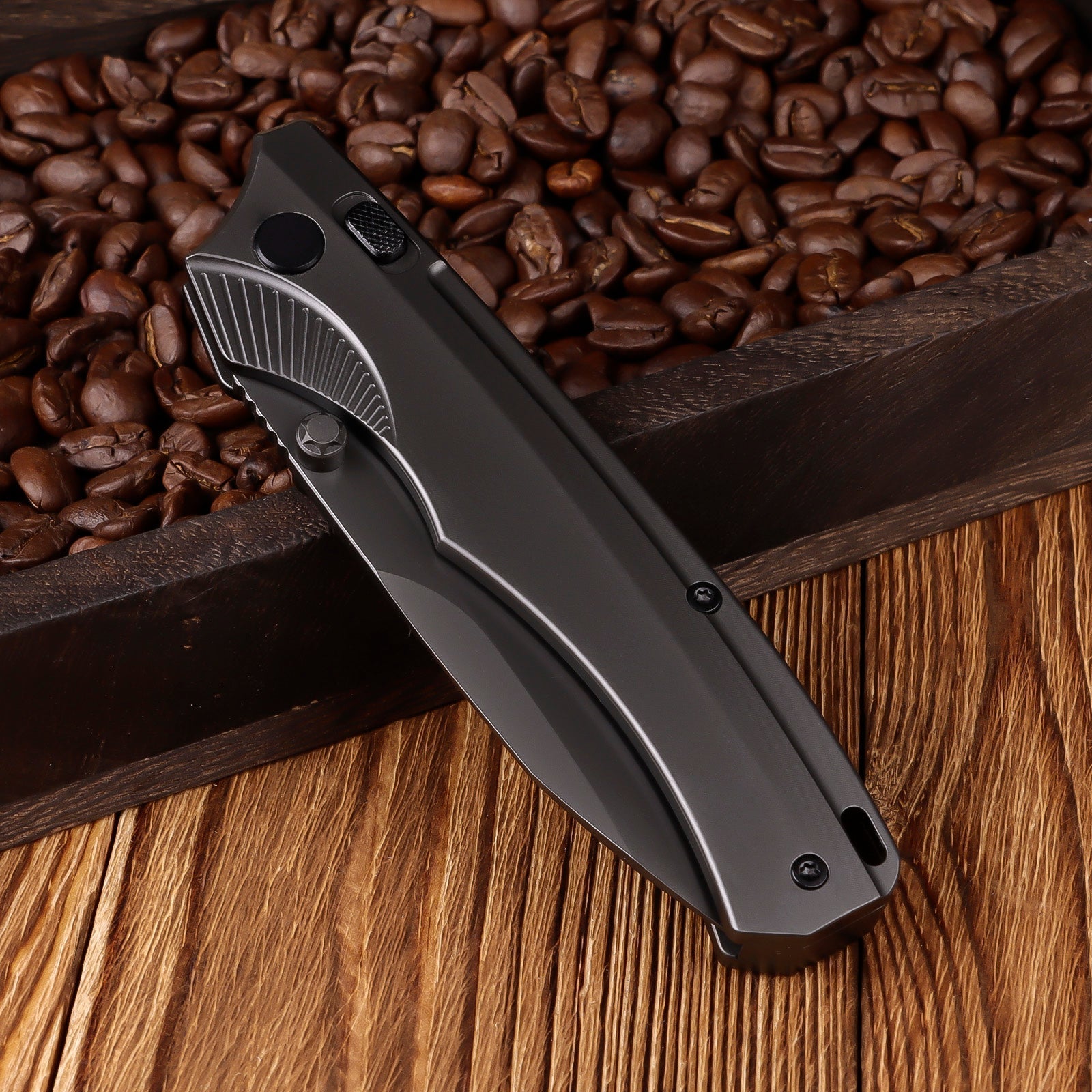 Remette WD107-DC blade detail – DLC-coated M390 drop point