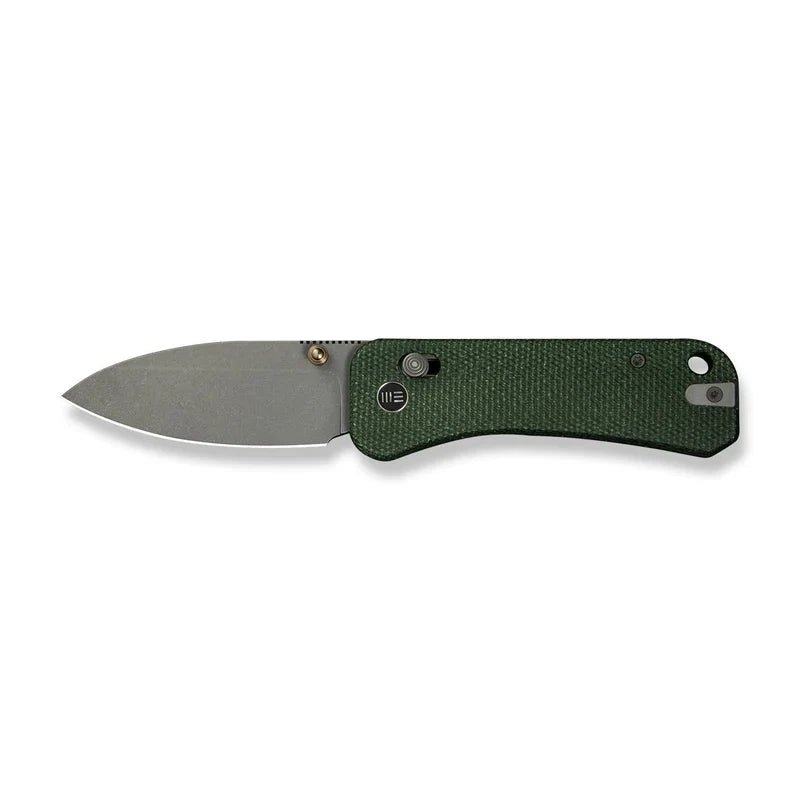 We Knife Co Ltd Banter 2 2.87" CPM S35VN Green Canvas Micarta WE23075-3