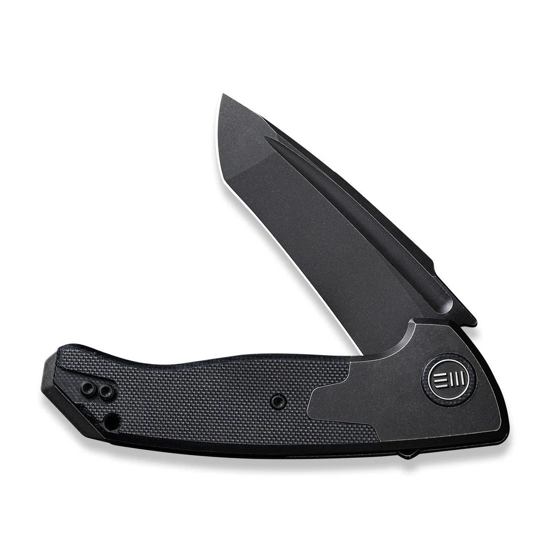 WE Knife Press Check Flipper 3.15" CPM 20CV Tanto – Titanium & G10 (WE20078A-1)