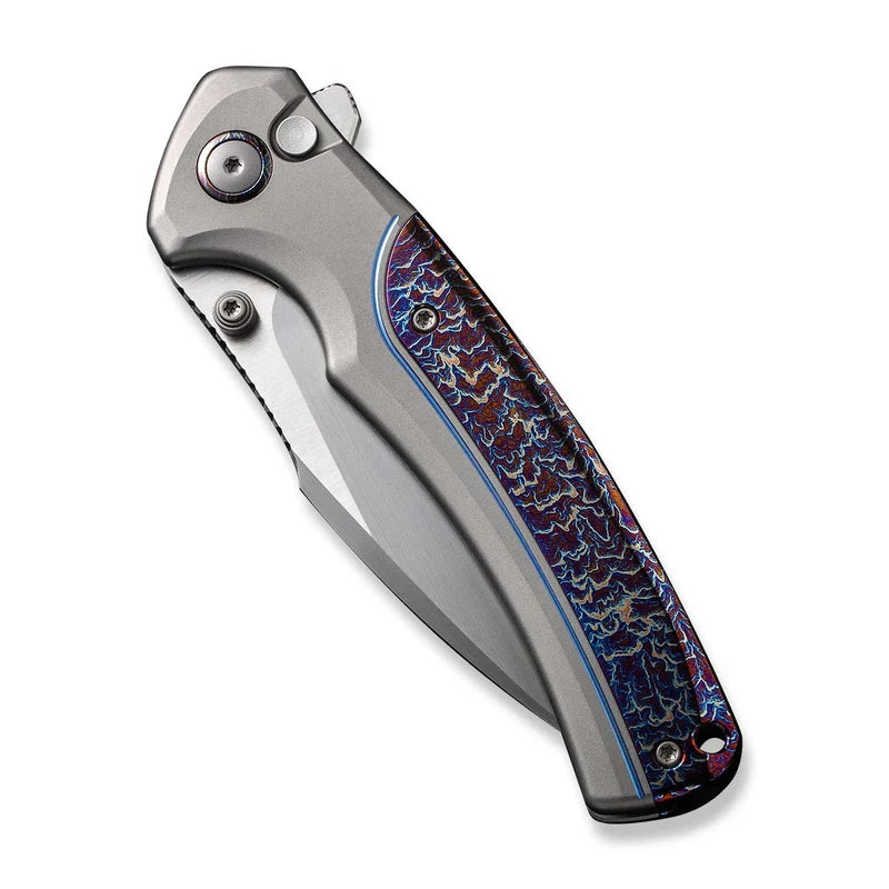 We Knife Co Ltd Ziffius 3.7" CPM 20CV Gray Blue WE22024D-4