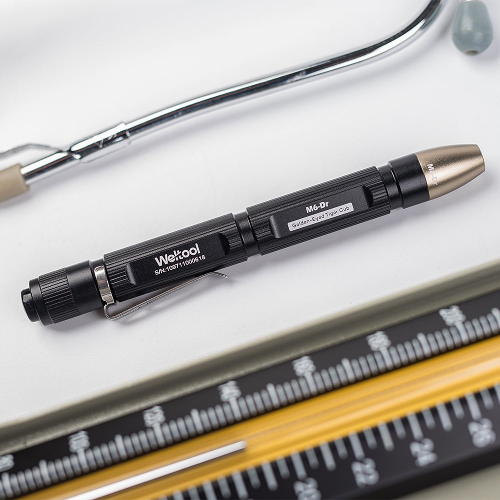 Weltool M6-Dr (WEL-M6-DR) beam shot – warm 3000K no-glare even illumination