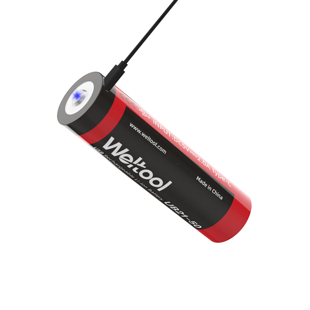 Weltool UB21-50 (WEL-UB21-50) charging indicator light detail