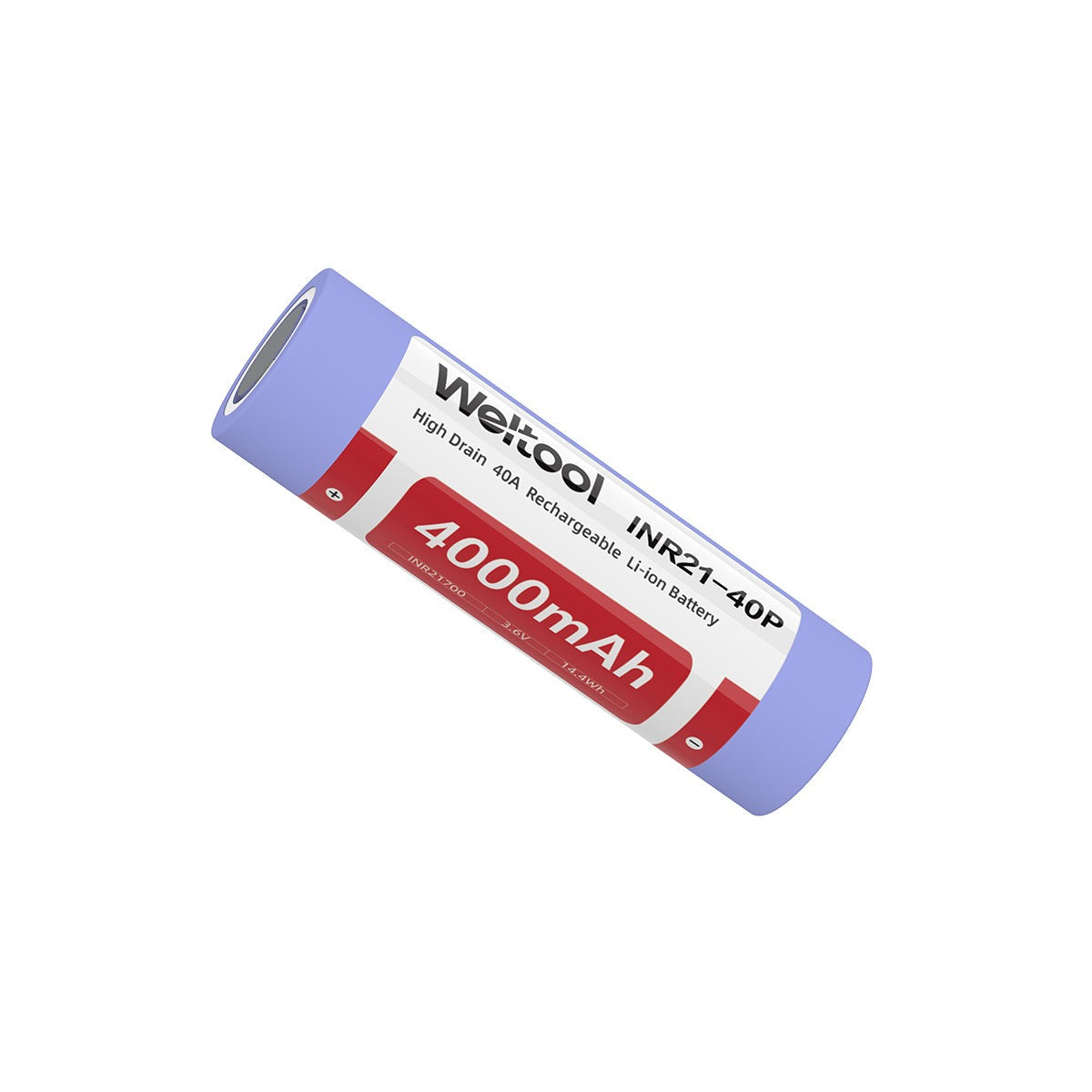 Weltool INR21-40P 21700 lithium-ion rechargeable battery