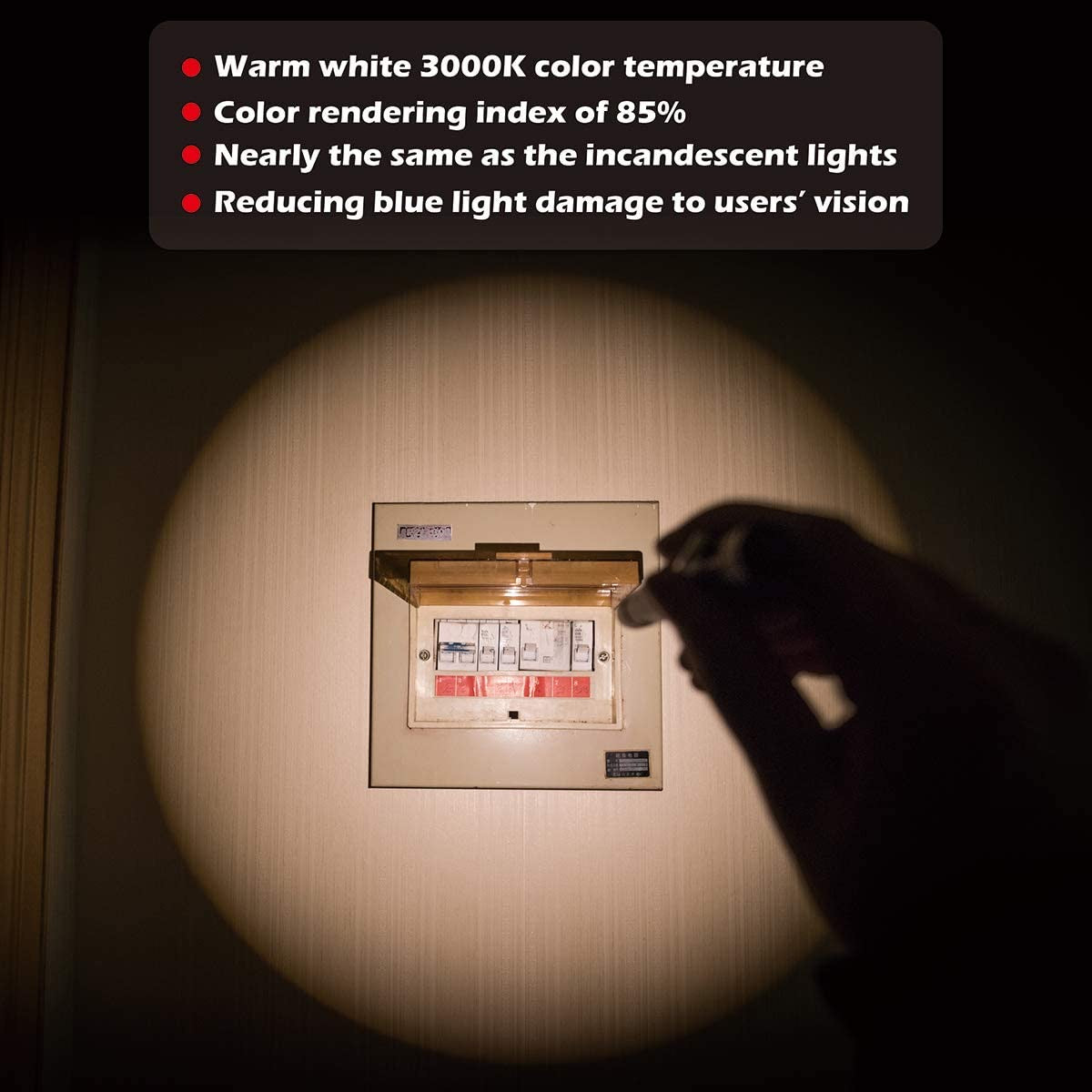 Weltool M6 WEL-M6 penlight no-glare 3000K beam
