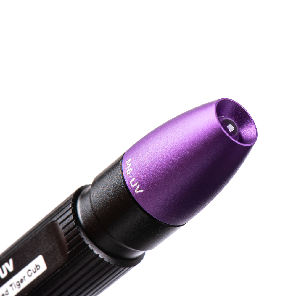Weltool M6-UV "Golden-Eyed Tiger Cub" UV LED Penlight – 395nm, 2 × AAA Batteries