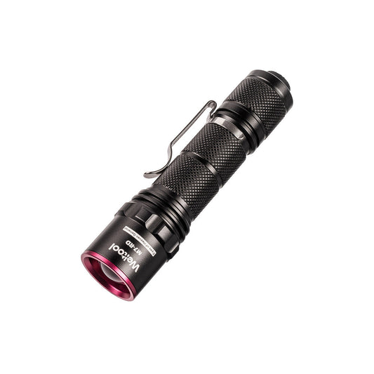 Weltool M7-RD V2 tactical red light flashlight front view