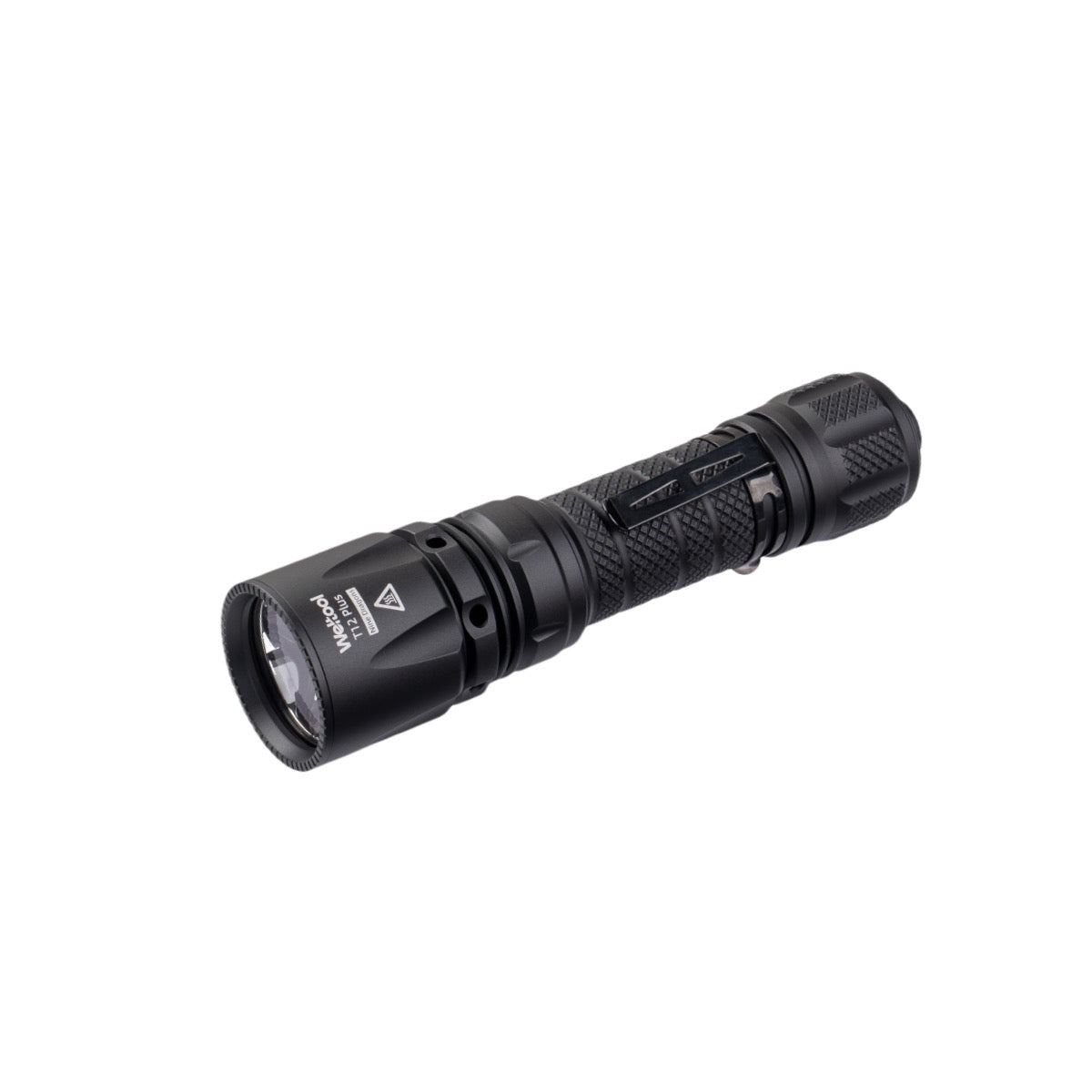 Weltool T12 Plus Nine Dragons 2000 lumen tactical flashlight, front view