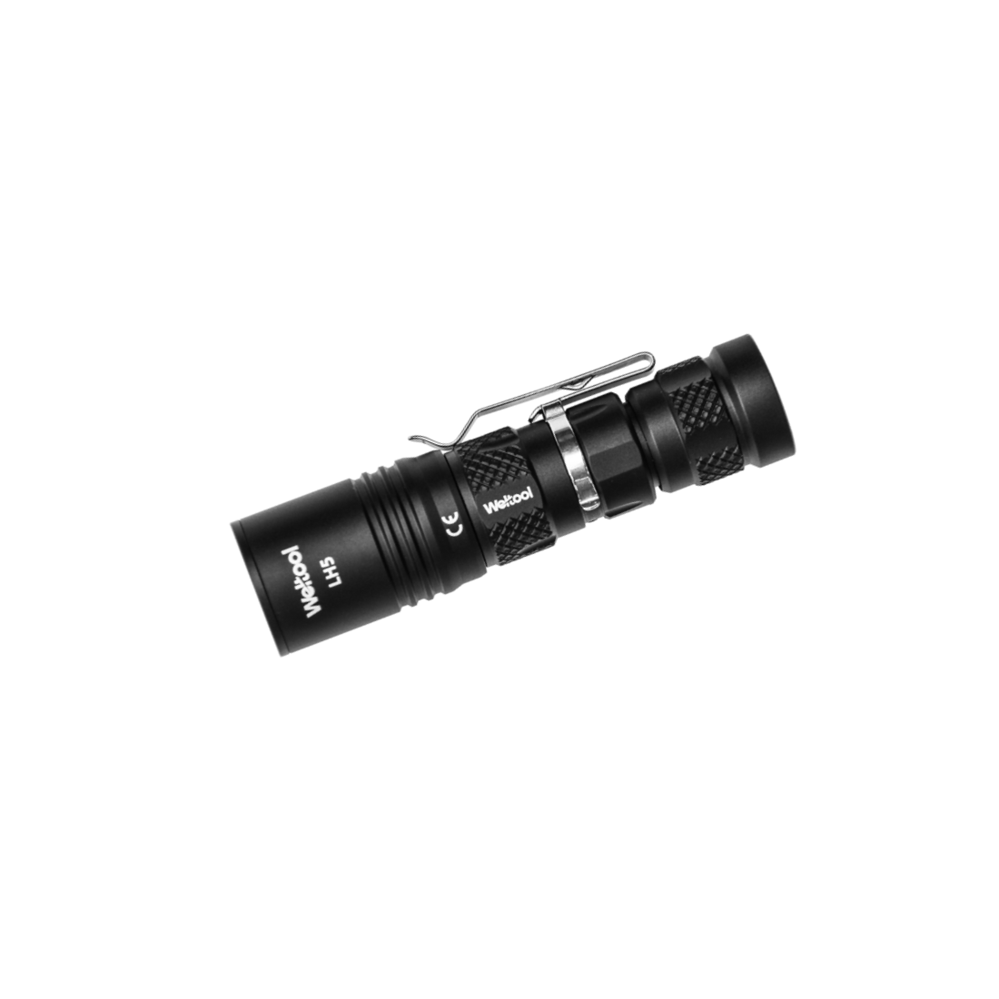 Weltool T13G compact high-CRI EDC flashlight, 640 lumens, front view