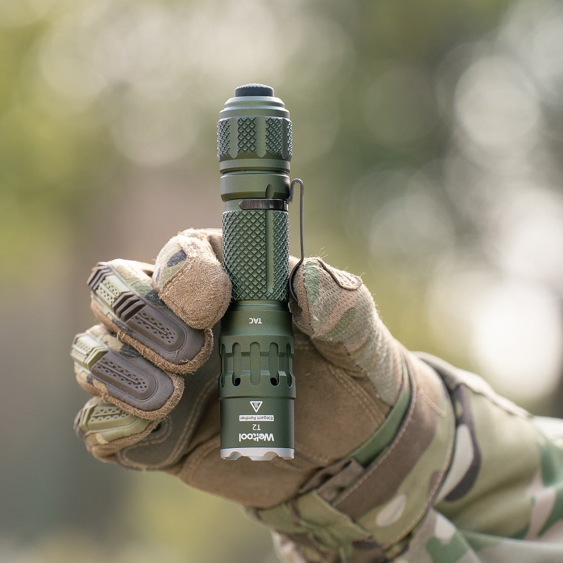 Weltool T2 TAC 431m beam USB-C rechargeable flashlight