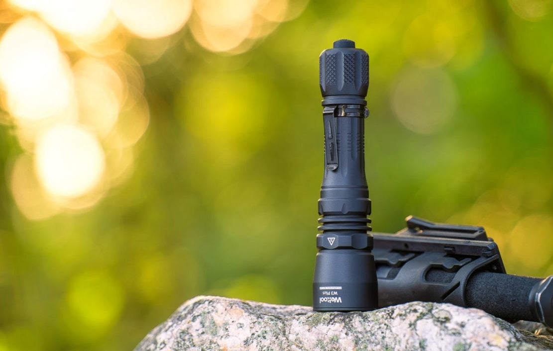 Weltool W3 Plus LEP Tactical Flashlight – 940 Lumens, 810,000 Candela, 1,800m Beam Distance, USB-C Rechargeable