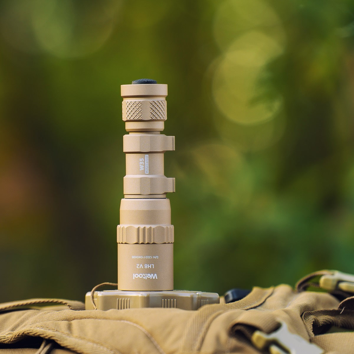Weltool W35B V2 FDE 692 meter throw weaponlight