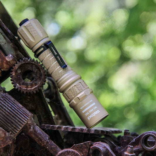 Weltool W3Pro FDE TAC LEP Tactical Flashlight – 930 Lumens, 547,500 Candela, 1,479m Throw