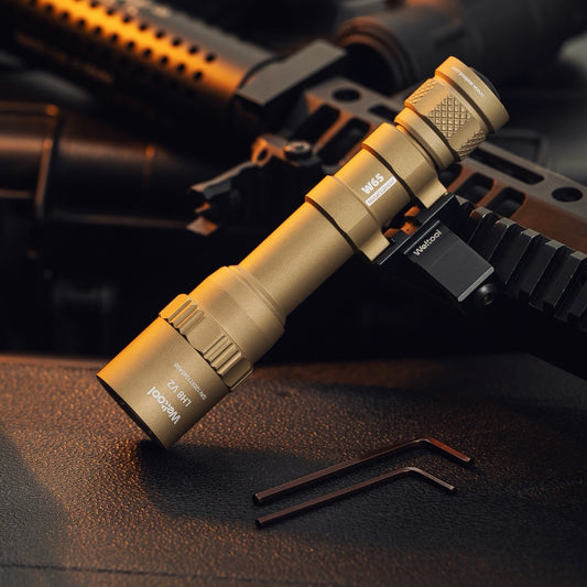 Weltool W65B V2 FDE Rifle Rail Mounting Light – 1,660 Lumens 128,000 Candela