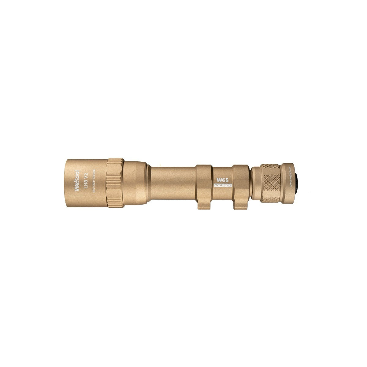 Weltool W65B V2 FDE Rifle Rail Mounting Light – 1,660 Lumens 128,000 Candela