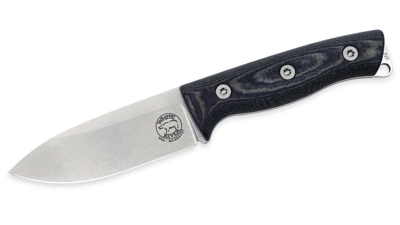White River Ursus Cub WRUR35-LBO front view – 3.5" CPM MagnaCut drop point fixed blade knife