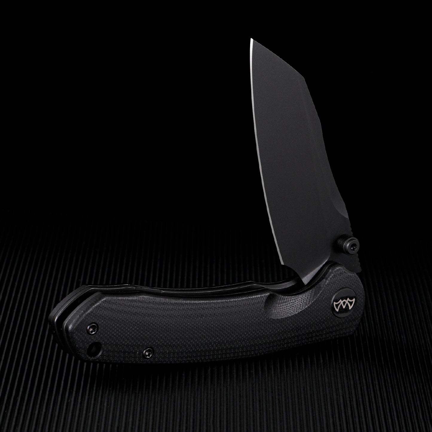 Wixco Axor WX15-A – 3.35" 14C28N Modified Sheepfoot Black G10 Liner Lock Knife