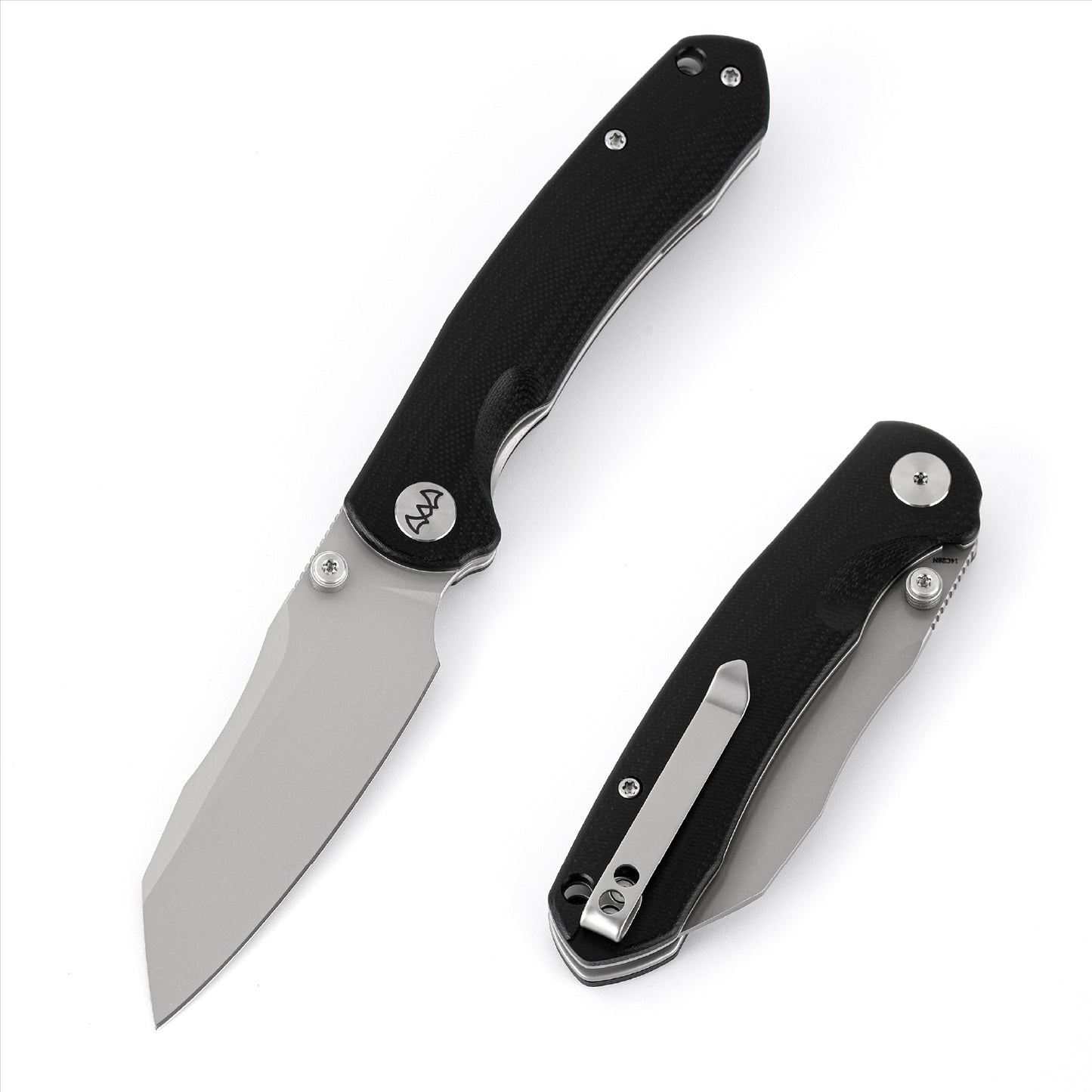 Wixco Axor WX15-B – 3.35" 14C28N Modified Sheepfoot Liner Lock Knife