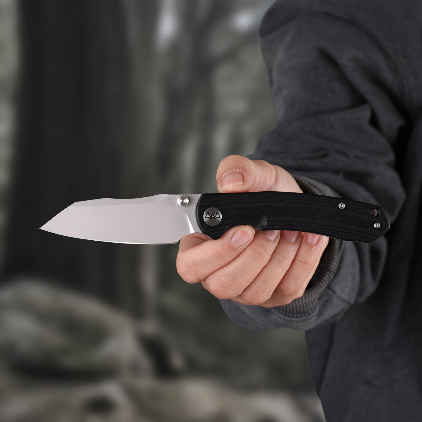 Wixco Axor WX15-B – 3.35" 14C28N Modified Sheepfoot Liner Lock Knife