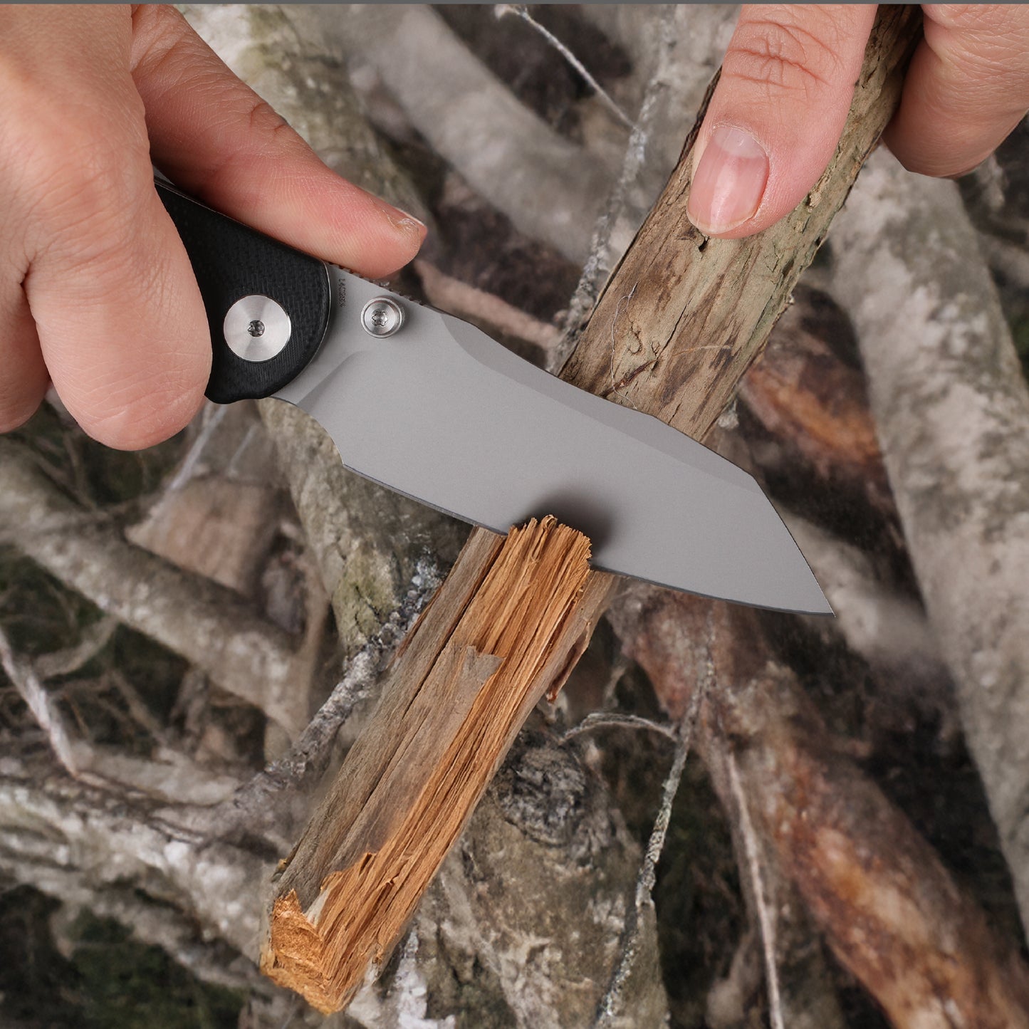 Wixco Axor WX15-B – 3.35" 14C28N Modified Sheepfoot Liner Lock Knife