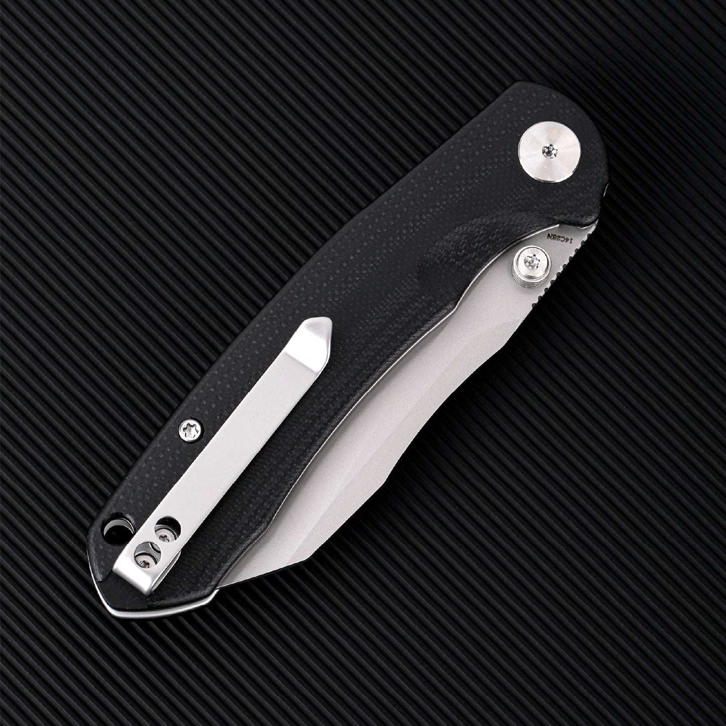 Wixco Axor WX15-B – 3.35" 14C28N Modified Sheepfoot Liner Lock Knife