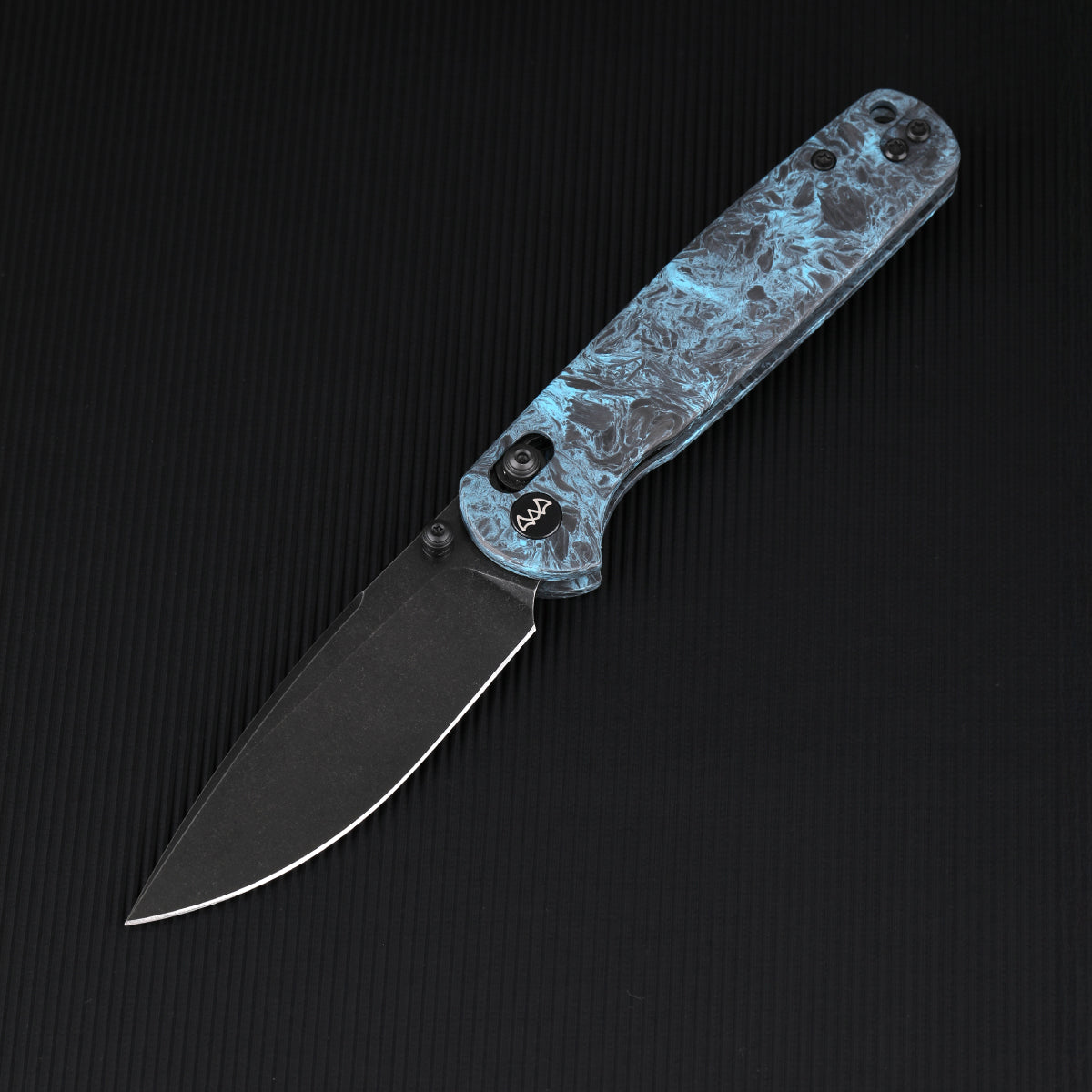 Wixco Drax II WX10-DNV – 3.23" 14C28N Drop Point Crossbar Lock Carbon Fiber Knife