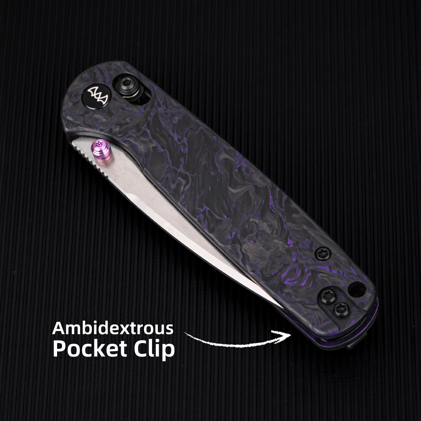 Wixco Drax II WX10-ENV – 3.23" 14C28N Drop Point Crossbar Lock Carbon Fiber Knife