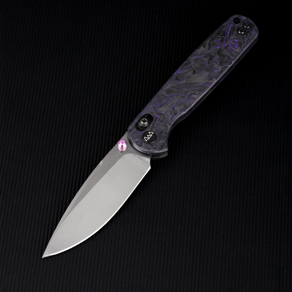 Wixco Drax II WX10-ENV – 3.23" 14C28N Drop Point Crossbar Lock Carbon Fiber Knife
