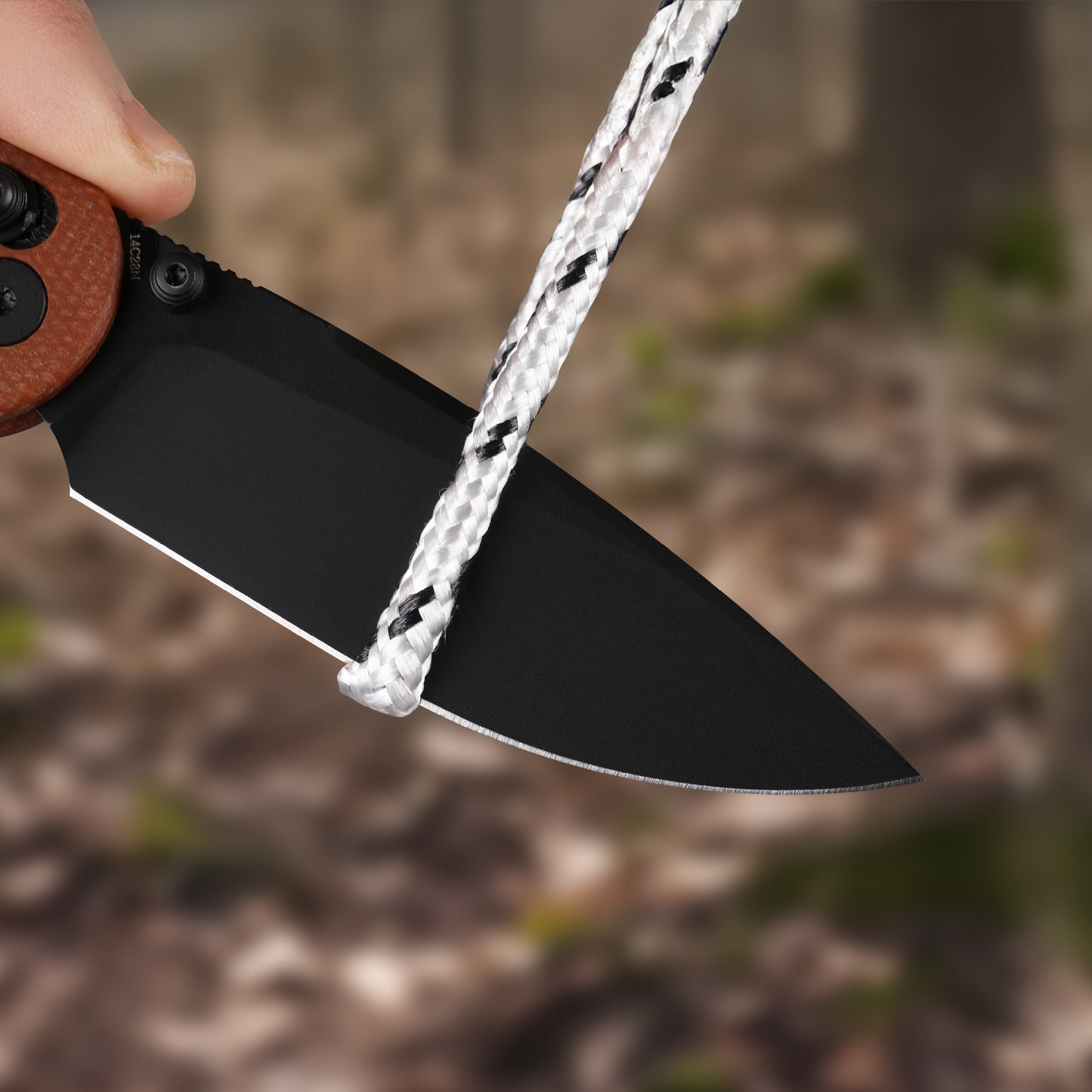 Wixco Drax WX10-A – 3.23" 14C28N Drop Point Crossbar Lock Micarta Knife
