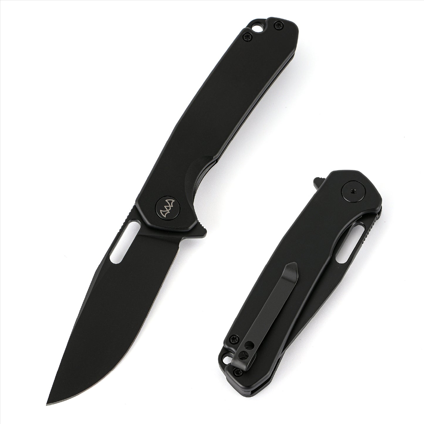 Wixco Pexston WX12-A – 3.3" 14C28N Clip Point Liner Lock Aluminum Knife