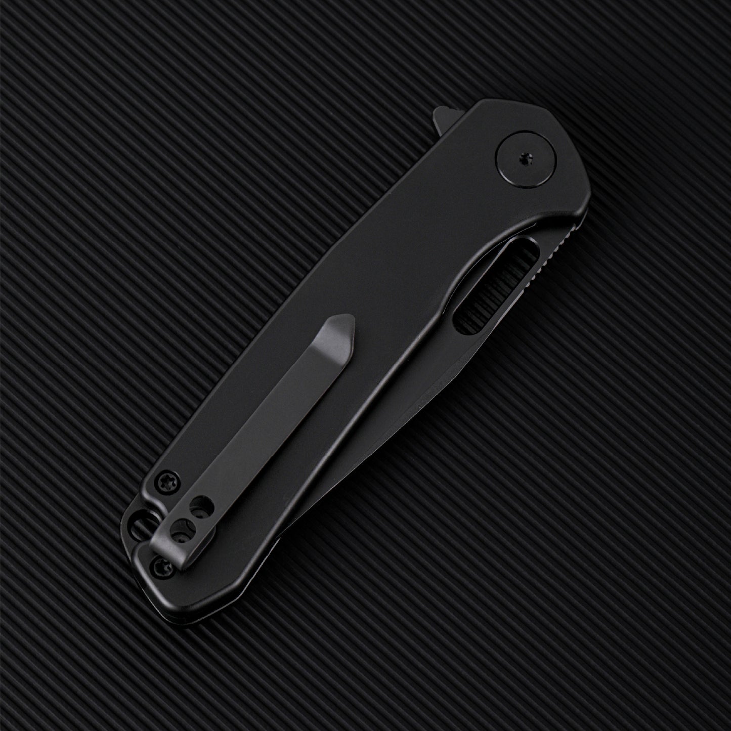 Wixco Pexston WX12-A – 3.3" 14C28N Clip Point Liner Lock Aluminum Knife