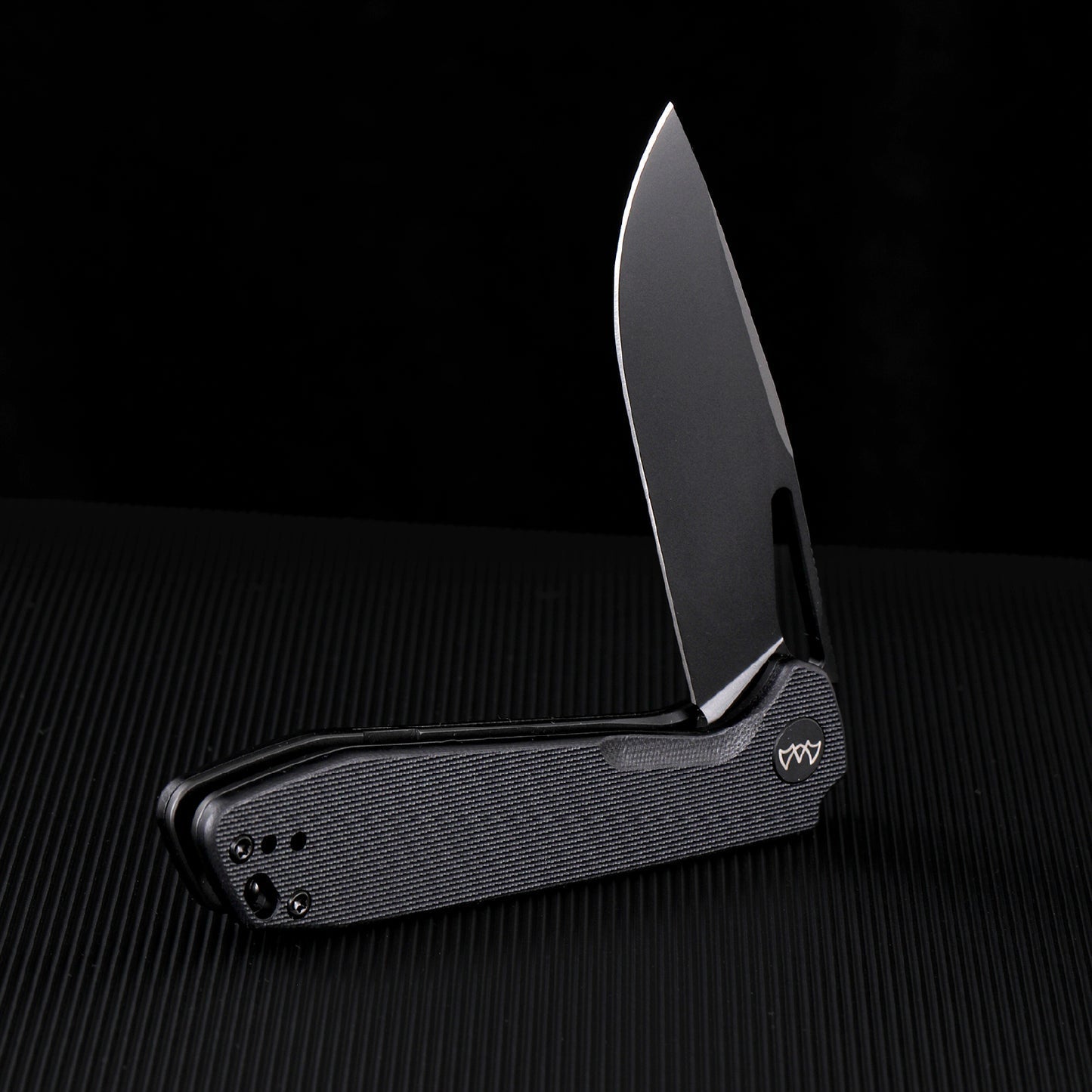 Wixco Ragnar WX11-A – 3.5" 14C28N Black G10 Liner Lock Flipper Knife