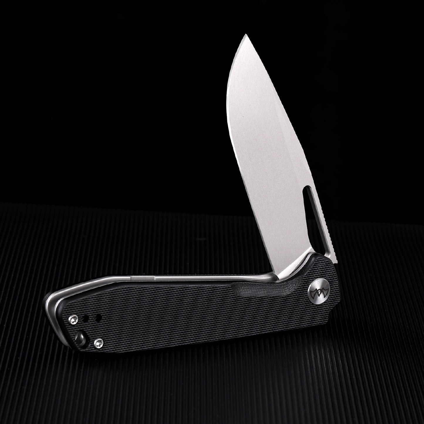 Wixco Ragnar WX11-B – 3.5" 14C28N Bead Blast Black G10 Liner Lock Knife
