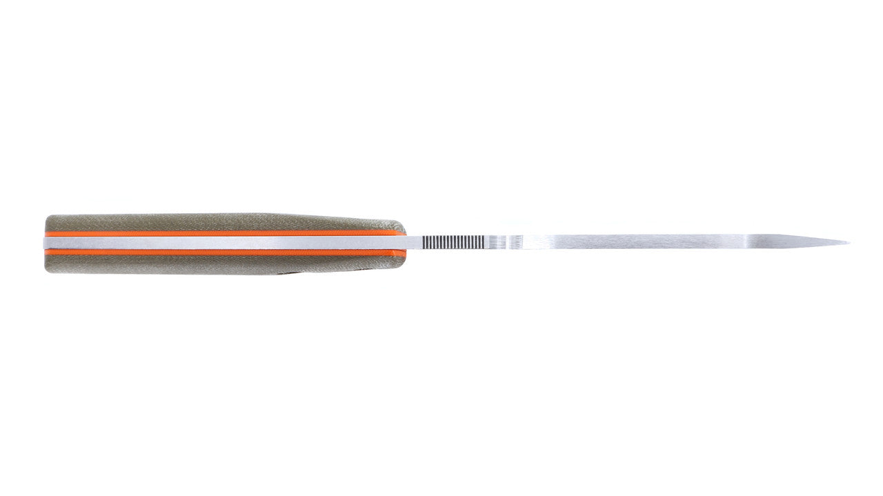 White River Firecraft FC5 (WRFC5) blade spine ferro rod striker notch detail