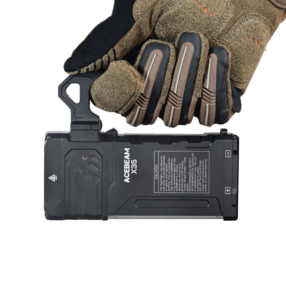 Acebeam X35 searching flashlight product view