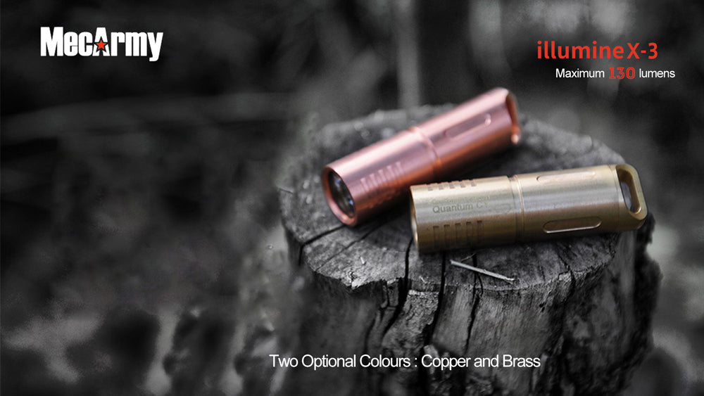MecArmy XS3 Copper CREE XP-G2 LED USB Keychain Light