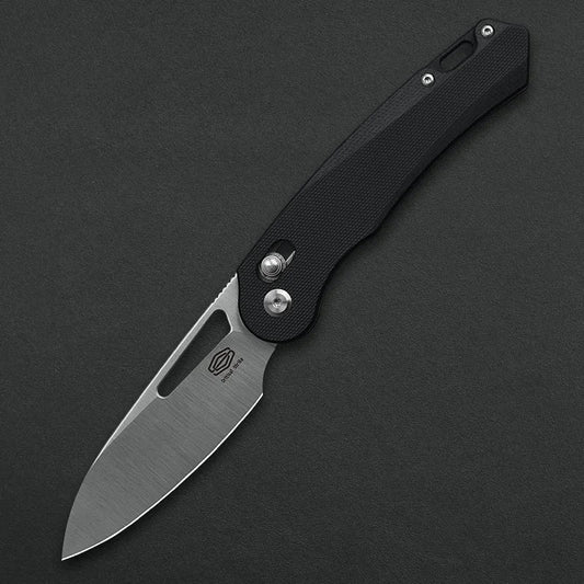 Critical Strike X503-BK front view – 3.27" satin VG10 folding knife