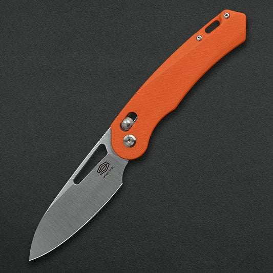 Critical Strike X503-OR front view – 3.27" satin VG10 folding knife