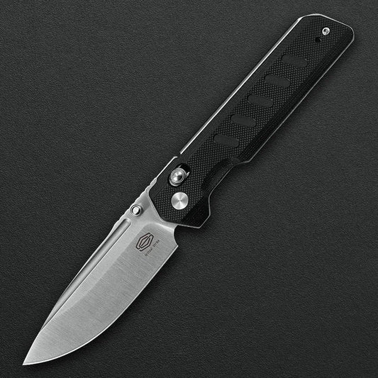 Critical Strike X504-BKSA front view – 3.39" Satin VG10 folding knife