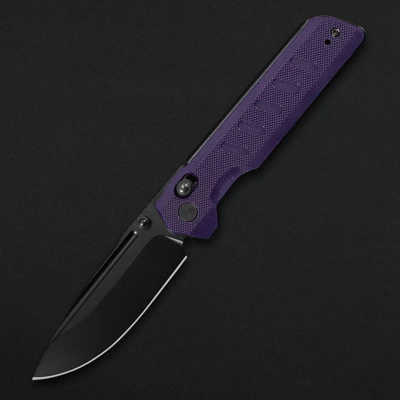 Critical Strike X504-PLBF front view – 3.39" Black VG10 folding knife