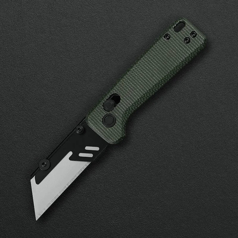 Critical Strike X509-AG front view – 2.39" Satin SK5 folding knife