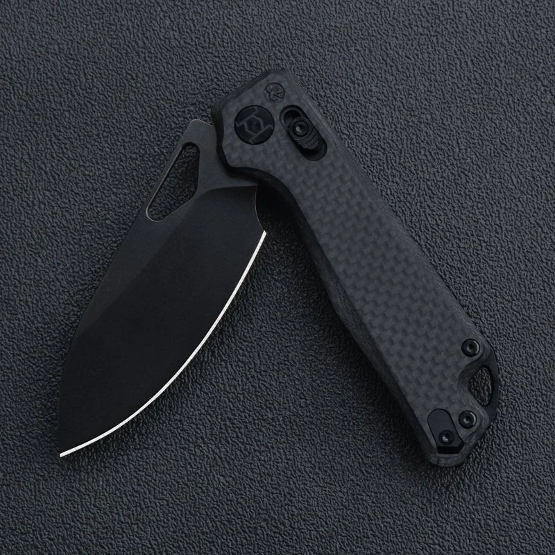 Kunwu Pulsar X705F open position showing DLC ELMAX blade