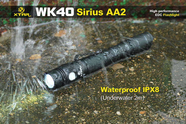 XTAR WK40 Sirius AA2 220 Lumen 2 x AA Flashlight