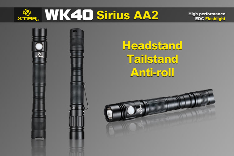 XTAR WK40 Sirius AA2 220 Lumen 2 x AA Flashlight