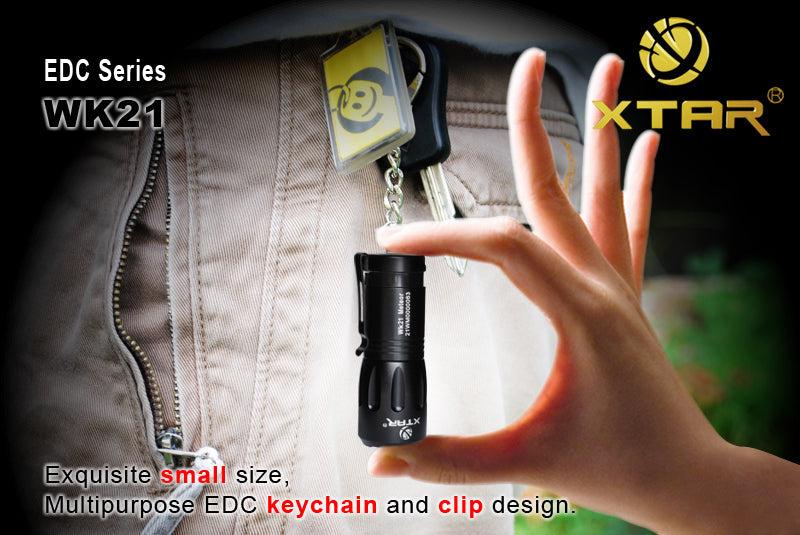XTAR EDC Series WK21 CREE XM-L LED 500 Lumen Flashlight
